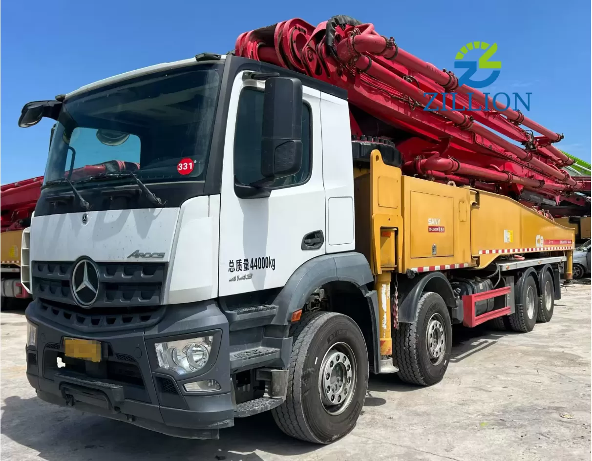 2020 Used SANY 56M Concrete Pump Truck | Mercedes-Benz Chassis | Reliable High-Reach Solution