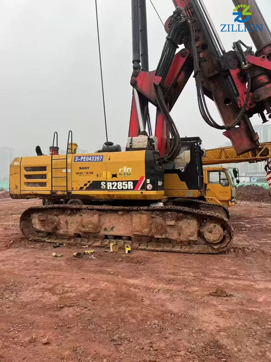 2018 SANY Piling Machinery 285 backhoe Rotary Drilling Rig for Foundation Drill