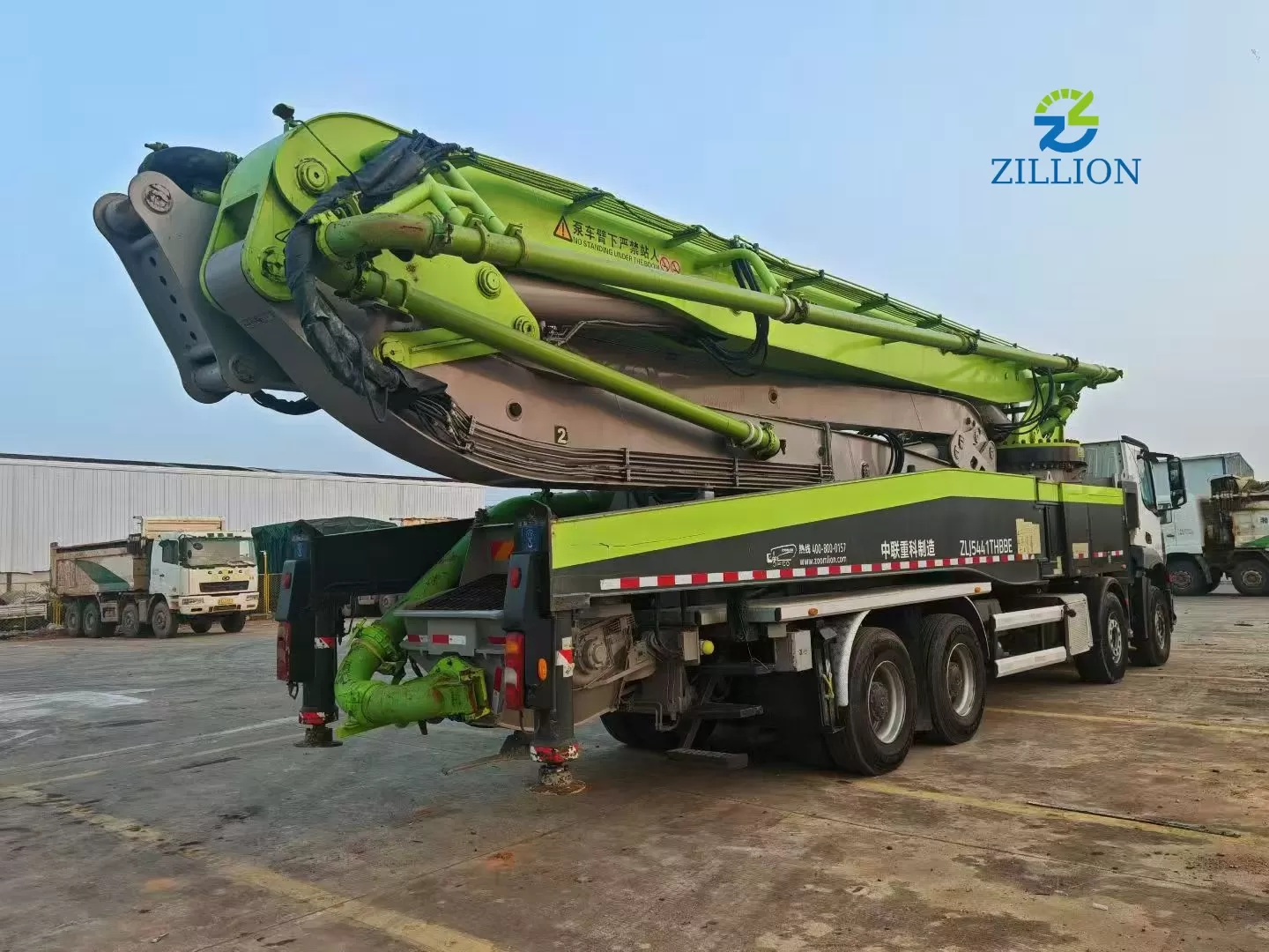 Used 2021 Zoomlion 56M Concrete Pump Truck – Mercedes-Benz Engineered Chassis