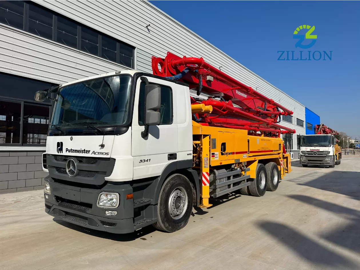 2018 Used Putzmeister 38M Concrete Pump Truck | Mercedes-Benz Chassis | Reliable High-Reach Solution