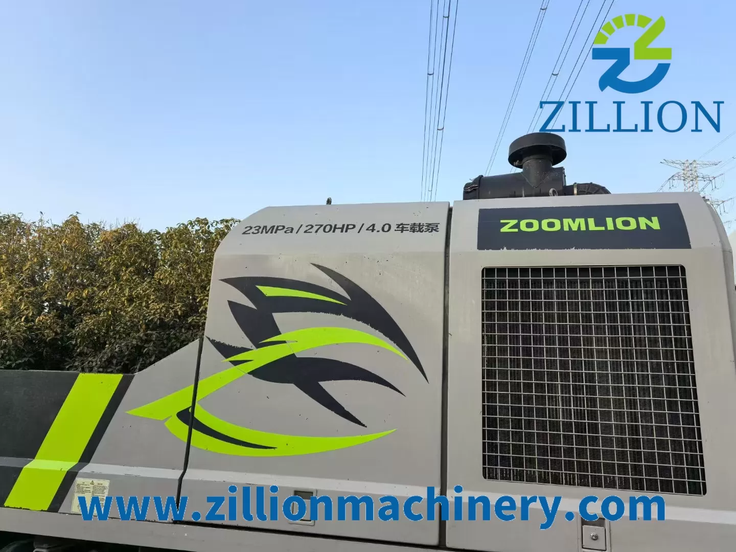 2020 Zoomlion 10023 Transported Concrete Pump Line Pump for Construction