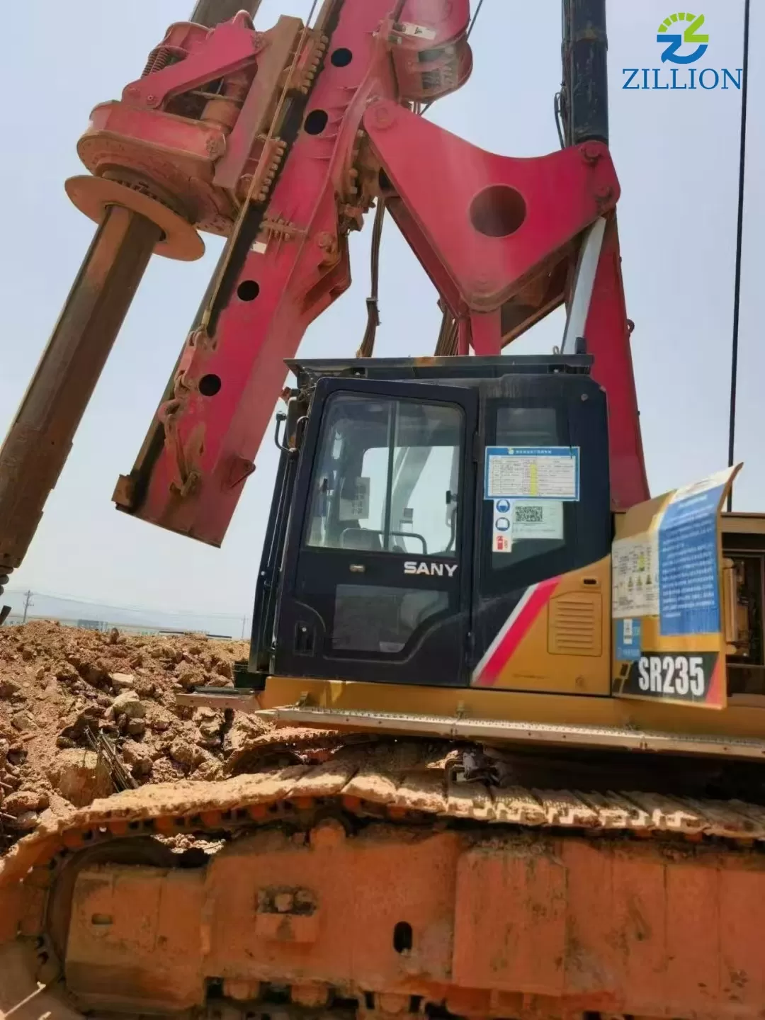 2020 SANY Piling Machinery 235-3 backhoe Rotary Drilling Rig for Foundation Drill