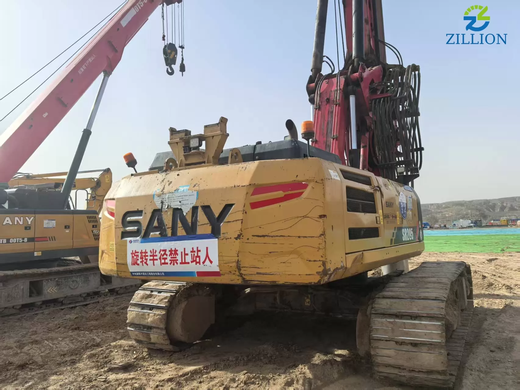 2019 SANY Piling Machinery 205 backhoe Rotary Drilling Rig for Foundation Drill