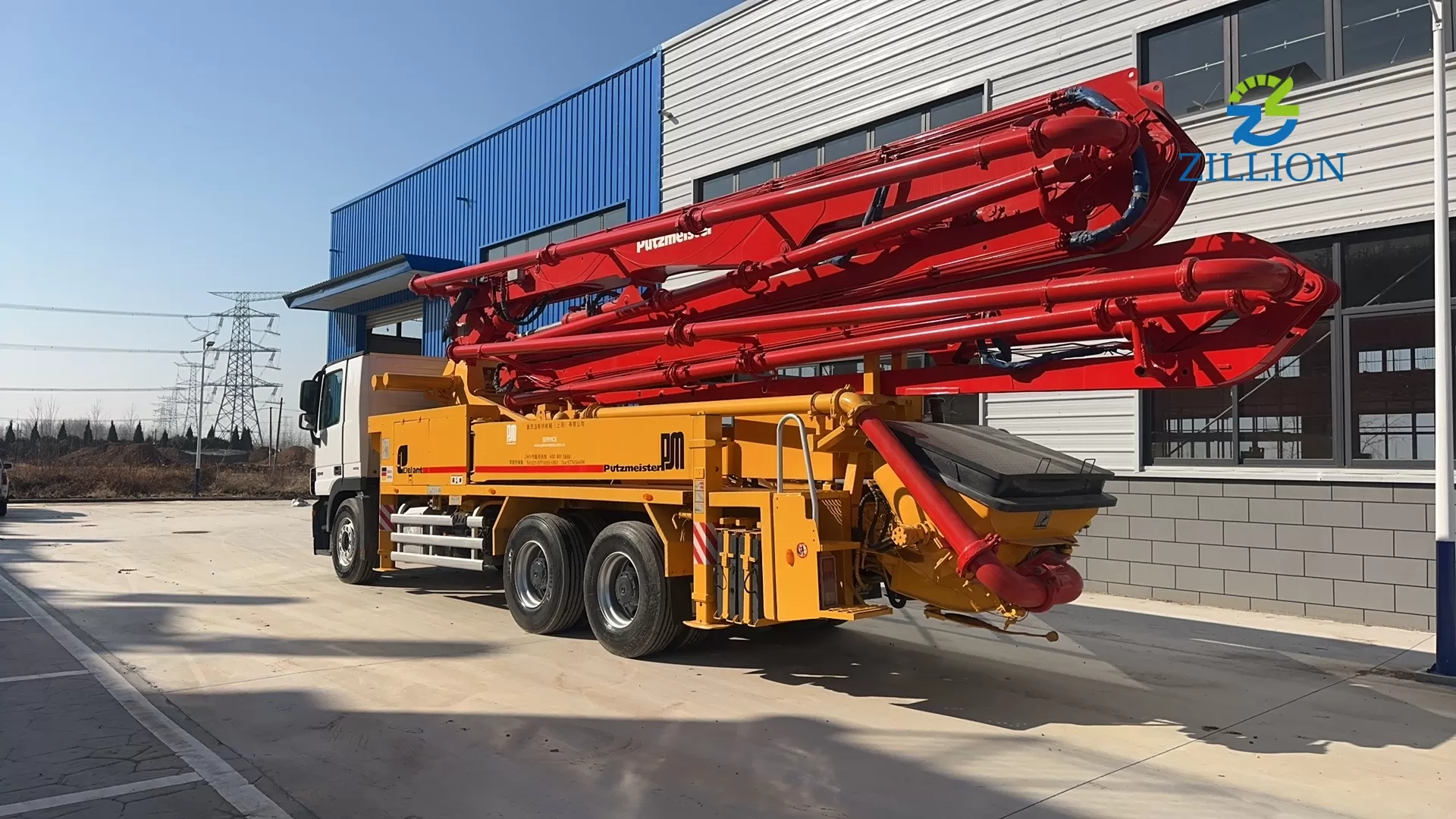 2018 Used Putzmeister 38M Concrete Pump Truck | Mercedes-Benz Chassis | Reliable High-Reach Solution
