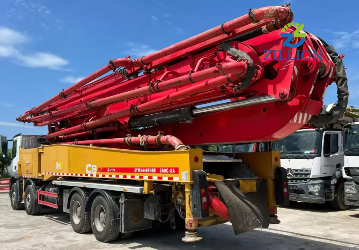 2020 Used SANY 56M Concrete Pump Truck | Mercedes-Benz Chassis | Reliable High-Reach Solution