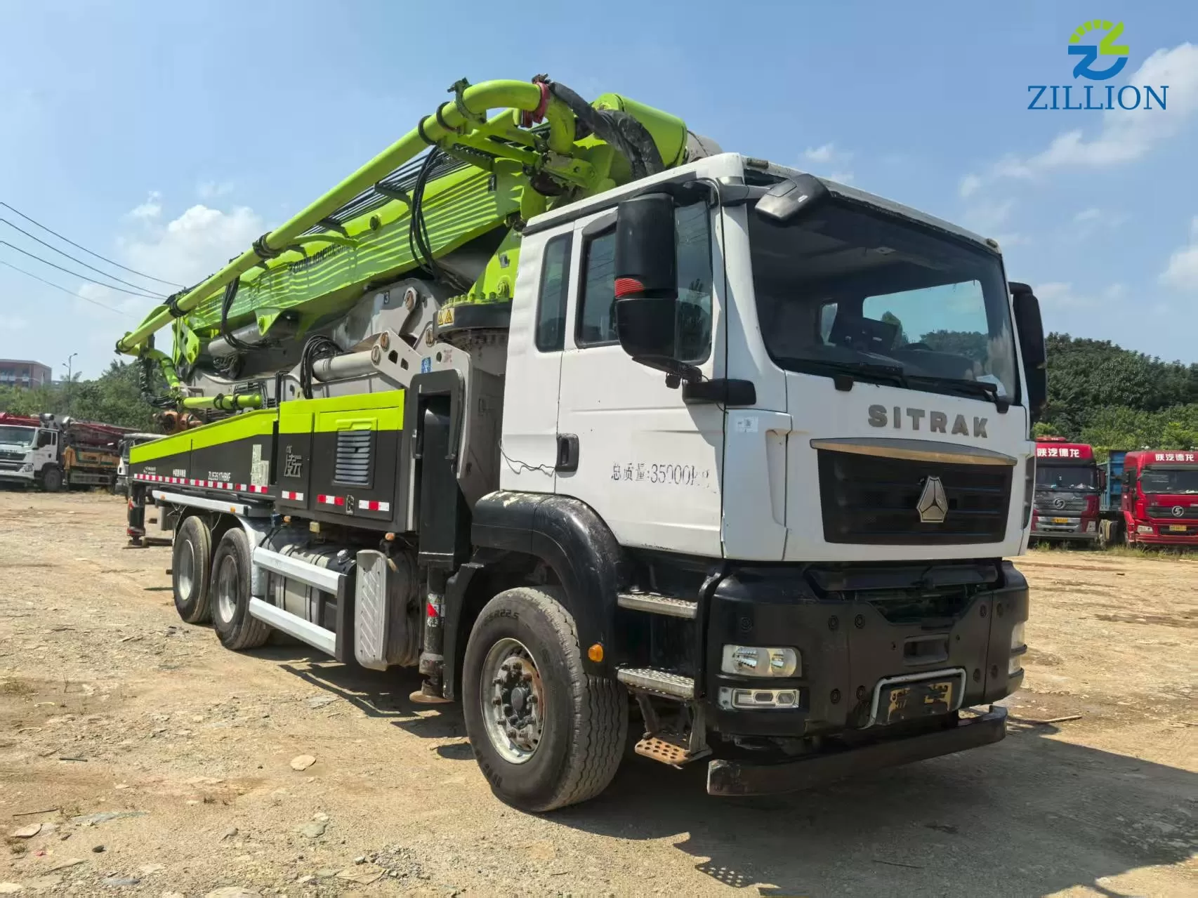 Zoomlion Boom Pump 50m Truck- mounted Concrete Pump Truck on Sitrak Chassis